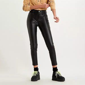 Levi's 720 High Rise Faux Leather Ankle